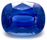 Saphir bleu de 3,87 carats